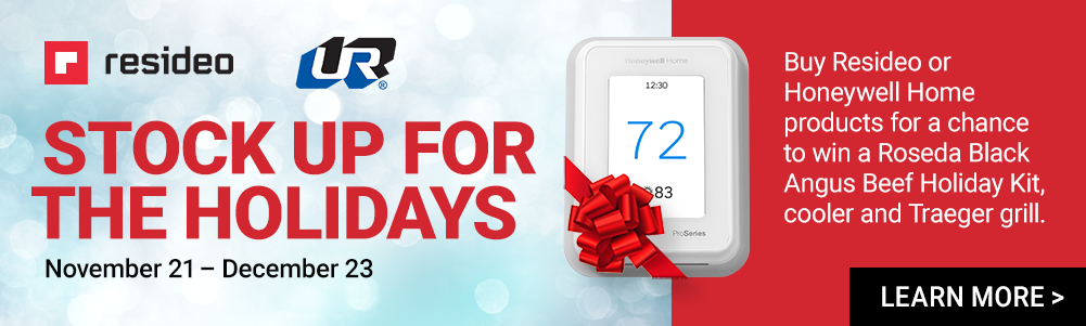 Resideo and Honeywell Home Holiday Promotion. Buy products for chance to win prizes.
