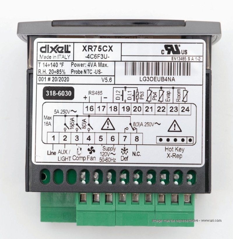 Dixell XR75-CX 120v Digital Control 