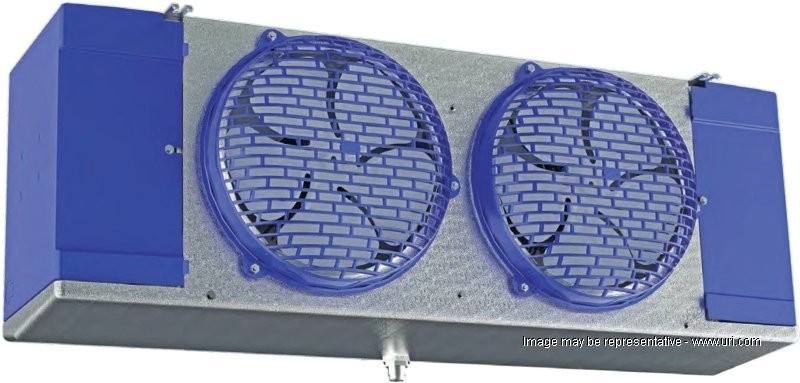 Bohn 1,700 Btu Air Defrost 2 Fan Reach In Evaporator 115V Coated TAK17SG Coated 