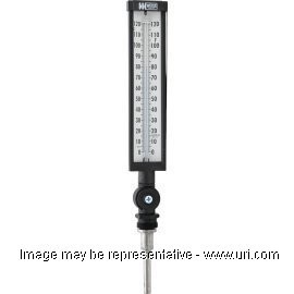Weiss 9VU35-240 3-1/2" Stem Vari-Angle Thermometer 30-120F IDN 20350 New 