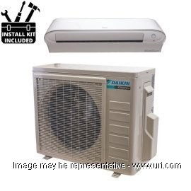 Daikin 12000 BTU Ductless Mini Split Wall Mount Heat Pump 17 SEER 230v with Installation Kit product photo