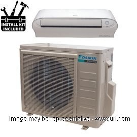 Daikin 18000 BTU Ductless Mini Split Wall Mount Cooling Only 17 SEER 230v with Installation Kit product photo