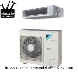 Daikin 30000 BTU Mini Split Commercial Ducted Cooling Only 16 SEER 230v with Installation Kit product photo Front View M