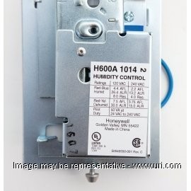 H600A1014-Honeywell H600A1014 Wall Mount Humidistat 24/120/240 Vac -  Industrial Stores