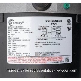 Shop H696V1 - Condenser Fan Duty Motor - Century - URI