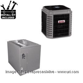 Arcoaire HP Single Phase Split System Deluxe Multi Stg 2 Ton 37k BTU Coil Only 14.3 SEER2 product photo Front View M