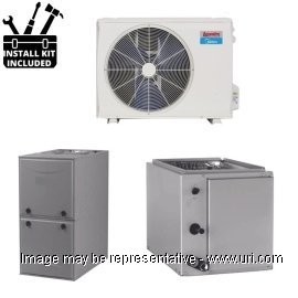 Arcoaire HP Single Phase Split System Multi Stg 1.5 Ton 30k BTU Coil 96Pct Furnace 060 MBH 16 SEER2 V5 product photo