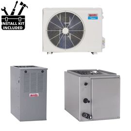 Arcoaire HP Single Phase Split System Multi Stg 2 Ton 36k BTU 80Pct ULN Gas Furnace 040 MBH 16 SEER2 product photo Front View M