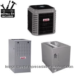 Arcoaire HP Single Phase Split System Deluxe Multi Stg 4 Ton 60k BTU Coil 80Pct Furnace 135 MBH 17.5 SEER2 product photo