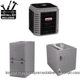 Arcoaire HP Single Phase Split System Deluxe Multi Stg 2 Ton 37k BTU Coil 97Pct Furnace 060 MBH 16 SEER2 V1 product photo