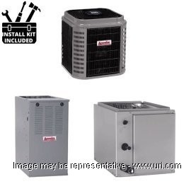 Arcoaire HP Single Phase Split System Deluxe Multi Stg 3 Ton 60k BTU Coil 80Pct Gas Furnace 070 MBH 17 SEER2 V3 product photo Front View M