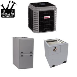 Arcoaire AC Single Phase Split System Deluxe Single Stg 4 Ton 48k BTU Coil 92Pct Furnace 100 MBH 13.8 SEER2 product photo