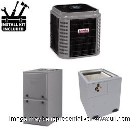 Arcoaire AC Single Phase Split System Deluxe Multi Stg 2 Ton 31k BTU Coil 96Pct Furnace 060 MBH 16 SEER2 V1 product photo Front View M