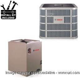 Bosch HP Single Phase Split System Multi Stg 3 Ton 48k BTU Coil 15 SEER2 V1 product photo Front View M