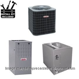 Arcoaire AC Single Phase Split System Economy Single Stg 3 Ton 37k BTU Coil 80Pct Furnace 110 MBH 16 SEER2 product photo