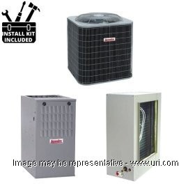 Arcoaire AC Single Phase Split System Horz Discharge Single Stg 5 Ton 60k BTU Coil 96Pct Low Nox Furnace 100 MBH 13.8 SEER2 product photo Front View M