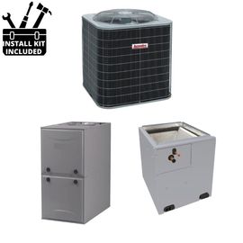 Arcoaire AC Single Phase Split System Performance Multi Stg 3 Ton 42k BTU Coil 96Pct Furnace 060 MBH 16 SEER2 product photo Front View M