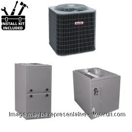 Arcoaire AC Single Phase Split System Economy Single Stg 2.5 Ton 37k BTU Coil 95Pct Furnace 060 MBH 15.2 SEER2 product photo