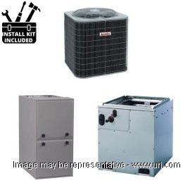 Arcoaire AC Single Phase Split System Economy Single Stg 2 Ton 24k BTU Coil 95Pct Furnace 060 MBH 14.5 SEER2 V5 product photo Front View M