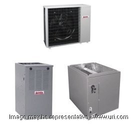 Arcoaire AC Single Phase Split System Deluxe Single Stg 2.5 Ton 37k BTU Coil 80Pct Furnace 070 MBH 15 SEER2 V3 product photo