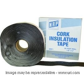 K-FLEX USA, Cork, 30 ft Overall Lg, Pipe Insulation Tape - 45AT32