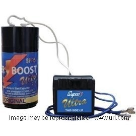 923045-4 Supco Hard Start Kit, Relay, Overload and Start Capacitor, 115  Voltage, 1/4 to 1/3 HP