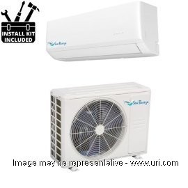 SeaBreeze 30000 BTU Ductless Mini Split Wall Mount Heat Pump 20 SEER 230V with Installtion Kit product photo