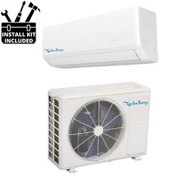 SeaBreeze 24000 BTU Ductless Mini Split Wall Mount Heat Pump 21 SEER 230V with Installtion Kit product photo Front View M