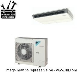 Daikin 42000 BTU Ductless Mini Split Commercial Suspended Long Throw Heat Pump 14 SEER 230v with Installation Kit product photo