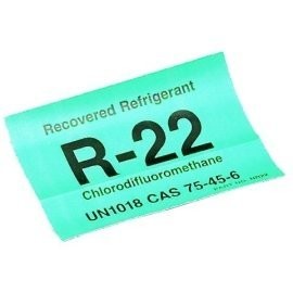 10-Pack Refrigerant Retrofit Stickers - For R407C Conversion - UV Resistant Vinyl